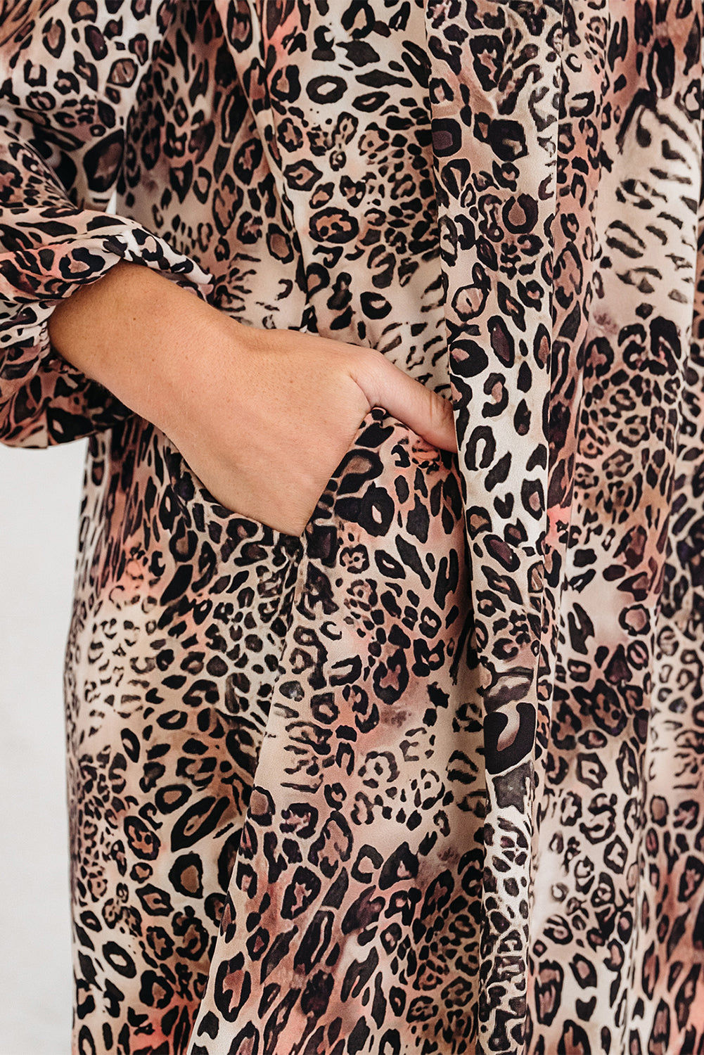 Golden Savannah Shift Dress