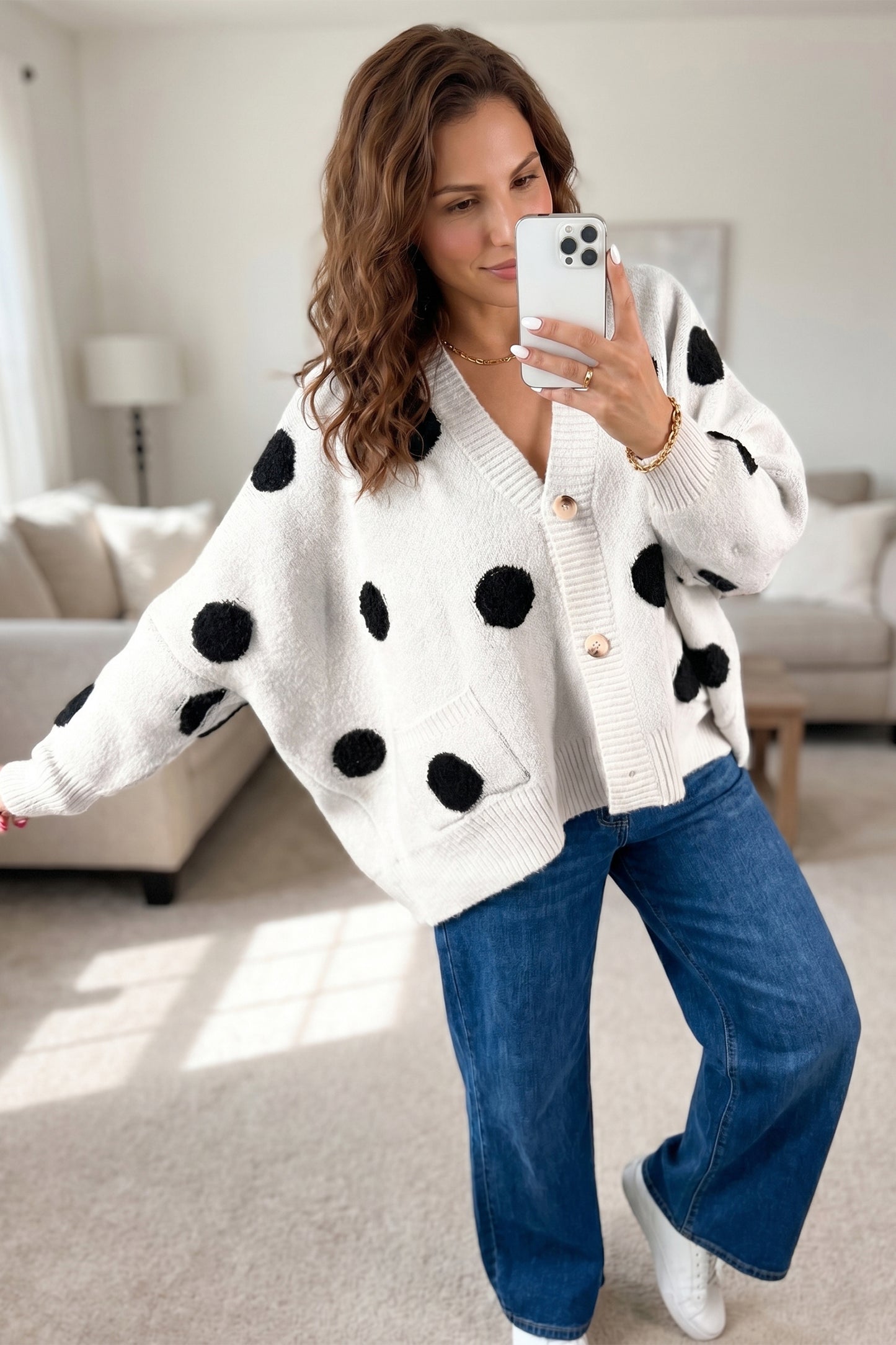 The Polka Dot Darling Cardigan