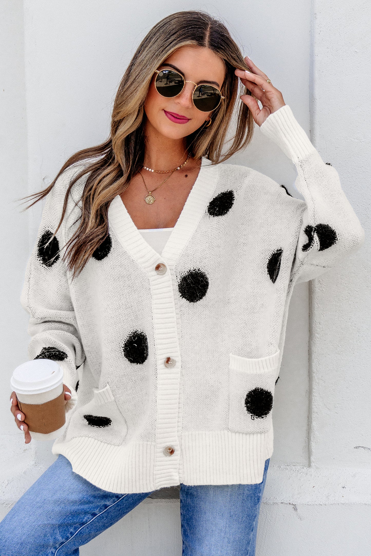 The Polka Dot Darling Cardigan