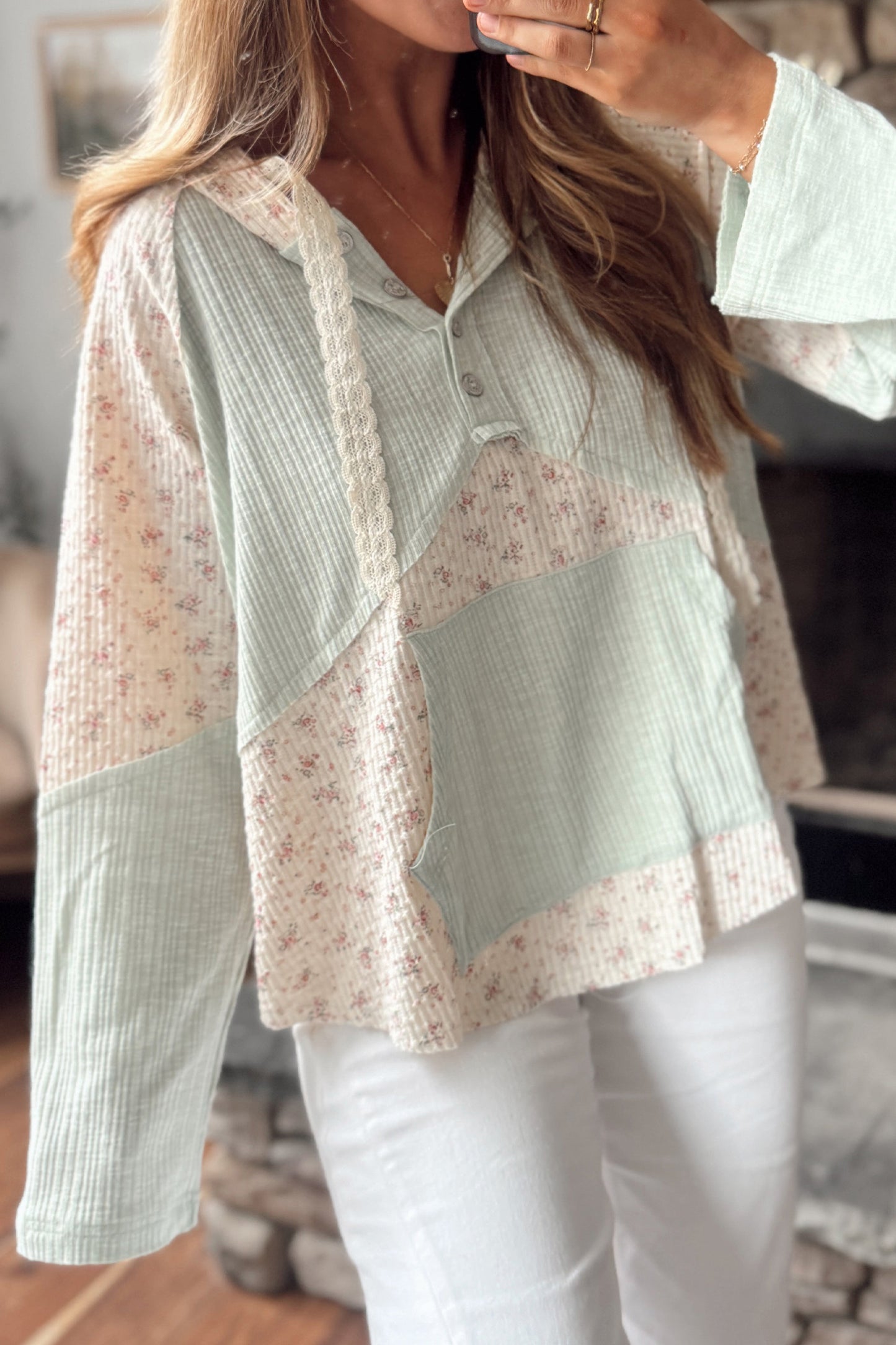 Meadow & Mint Patchwork Top