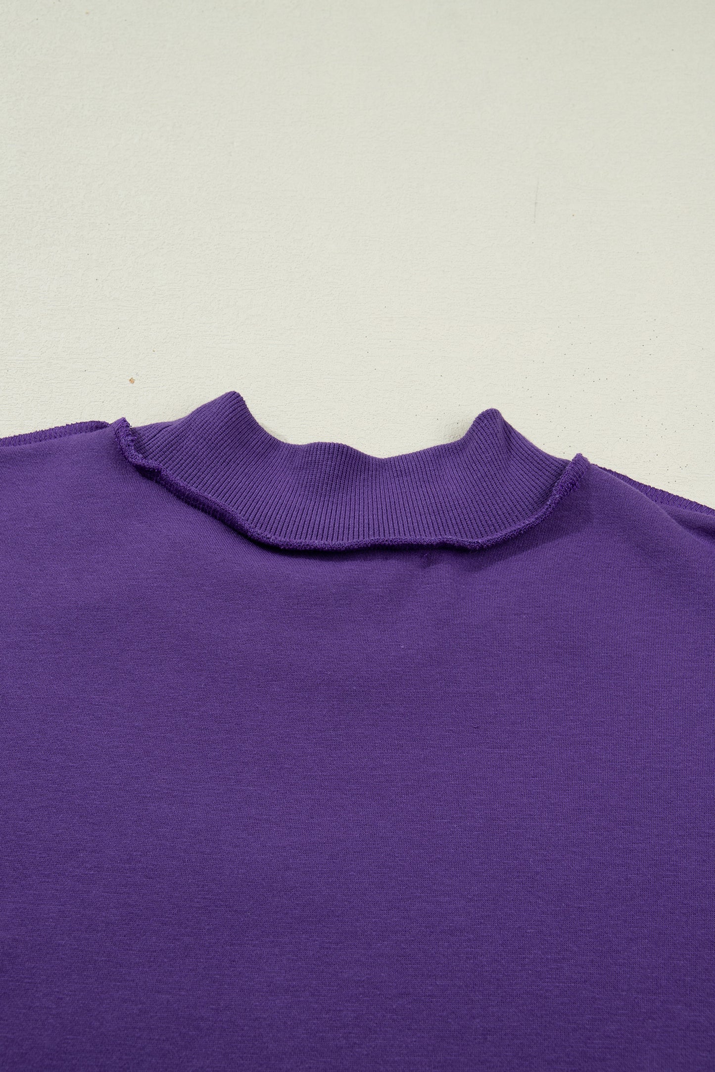 Violet Comfort Crew Pullover