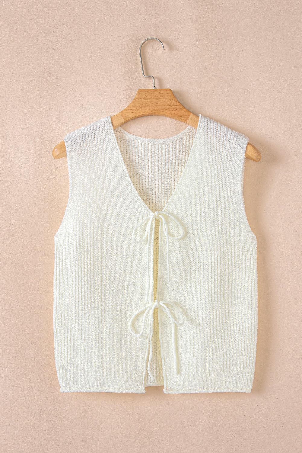 Champagne Coast Tie Vest