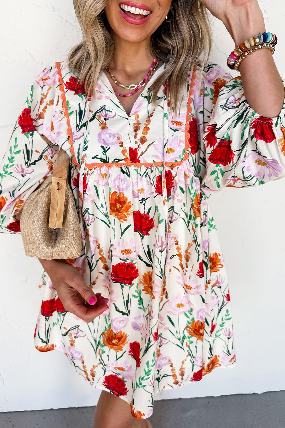 Wildflower Garden Babydoll Dress