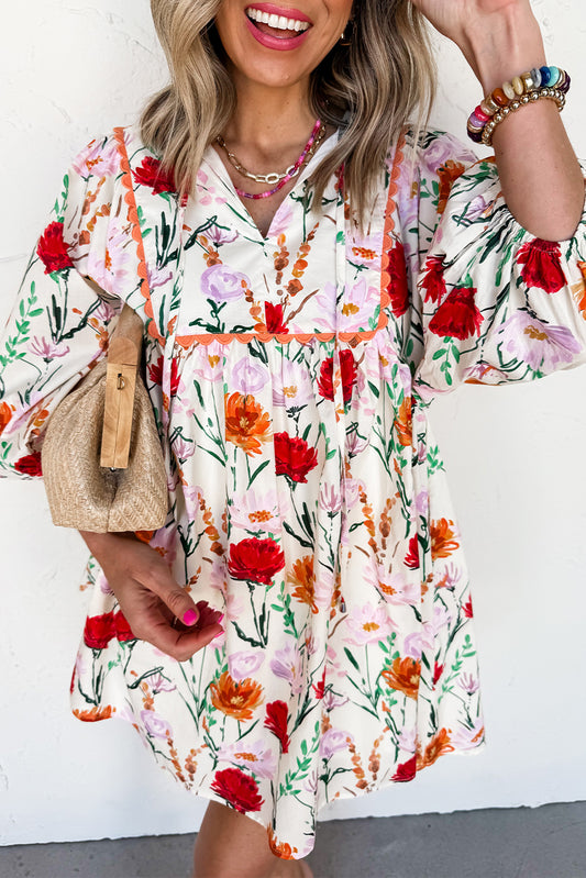 Wildflower Garden Babydoll Dress