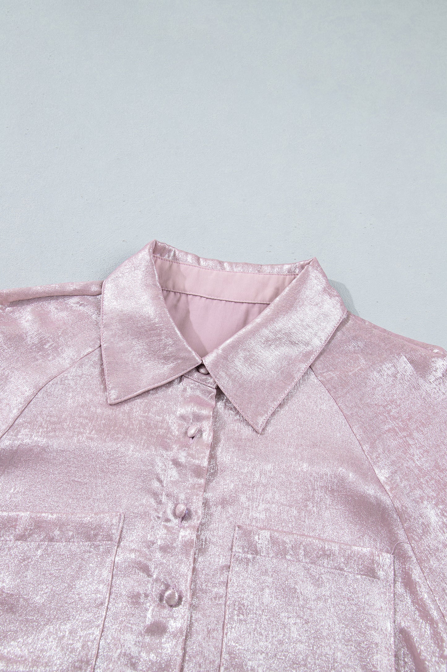 Pink Champagne Shimmer Blouse