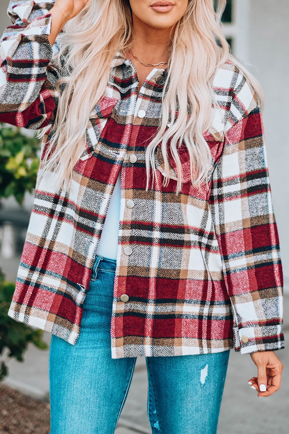 The Merry Plaid Shacket