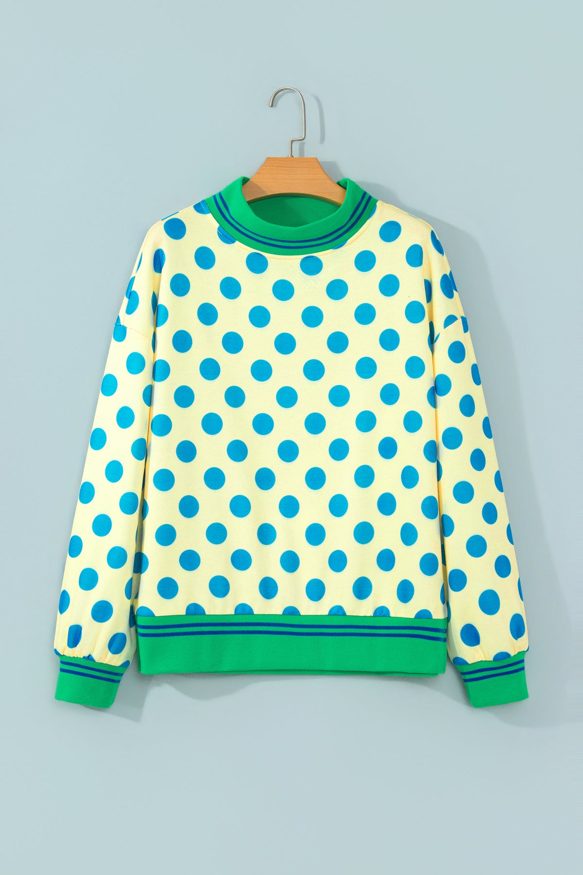 The Dot to Dot Mock Neck Sweatshirt