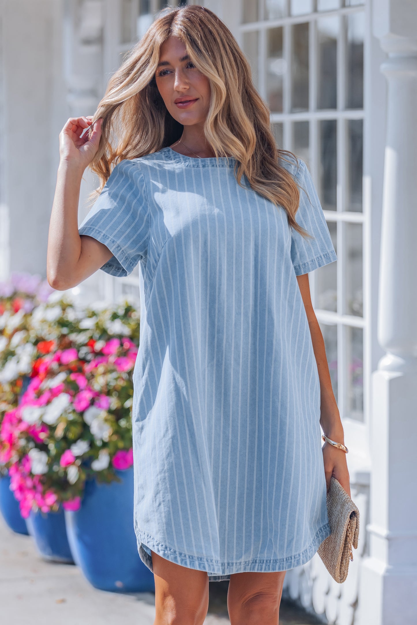 The Coastal Calm Shift Dress