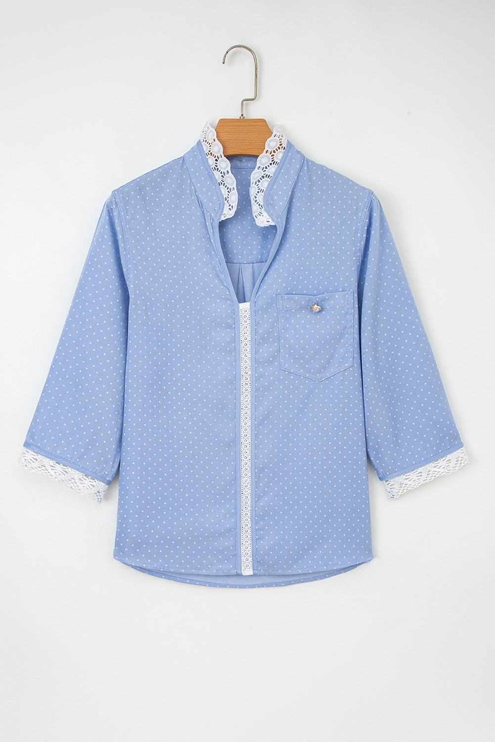 The Powder Blue Poise Blouse