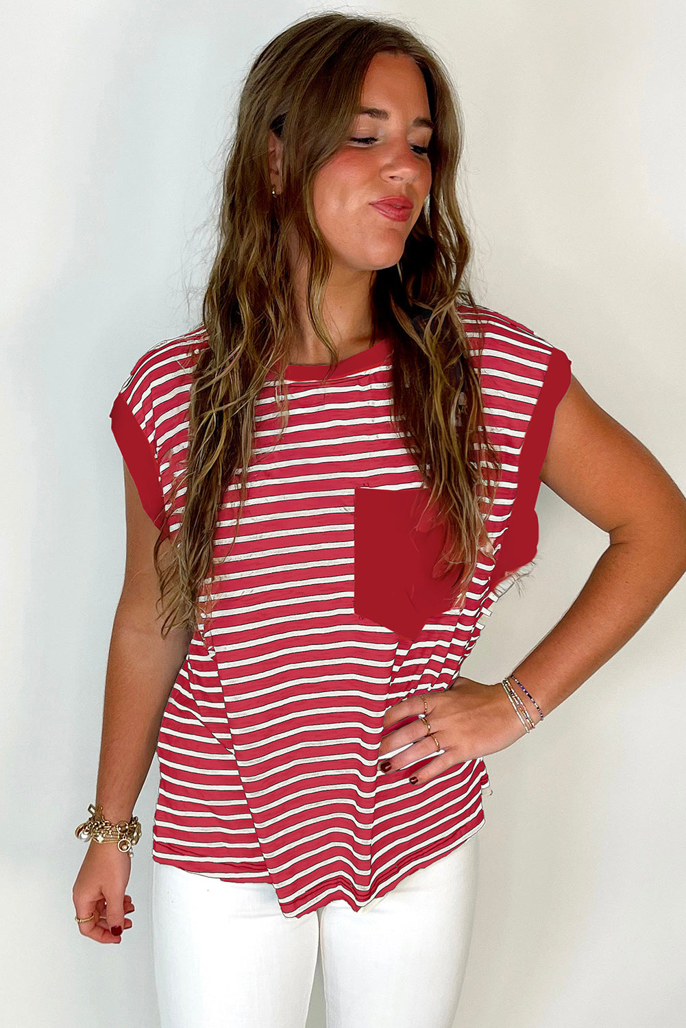 Harbor Stripe Pocket Tee