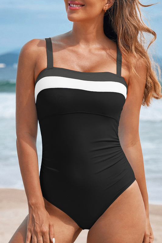 Adjustable Straps One Piece Swimsuit