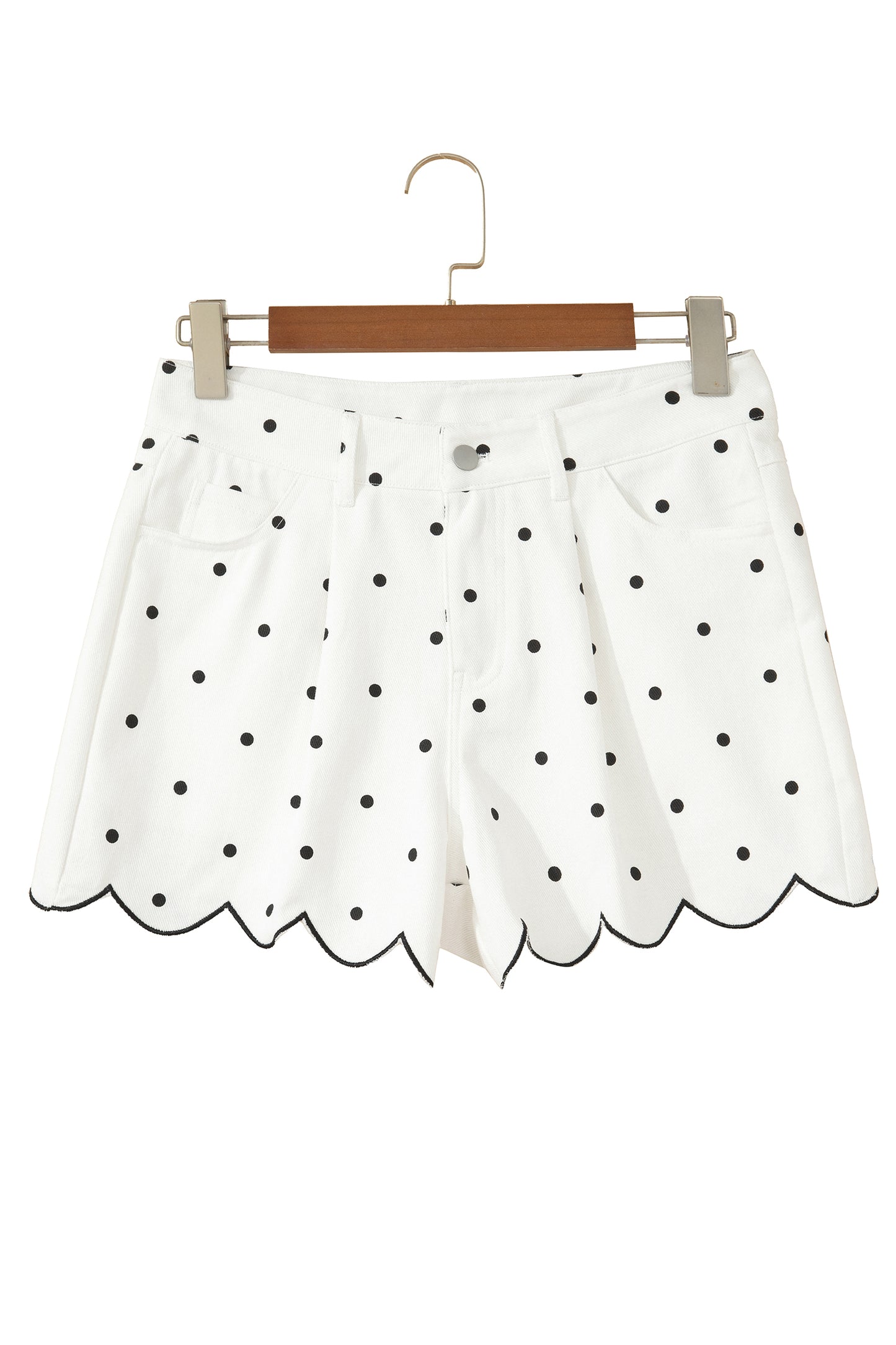 Paris Picnic Scallop Shorts