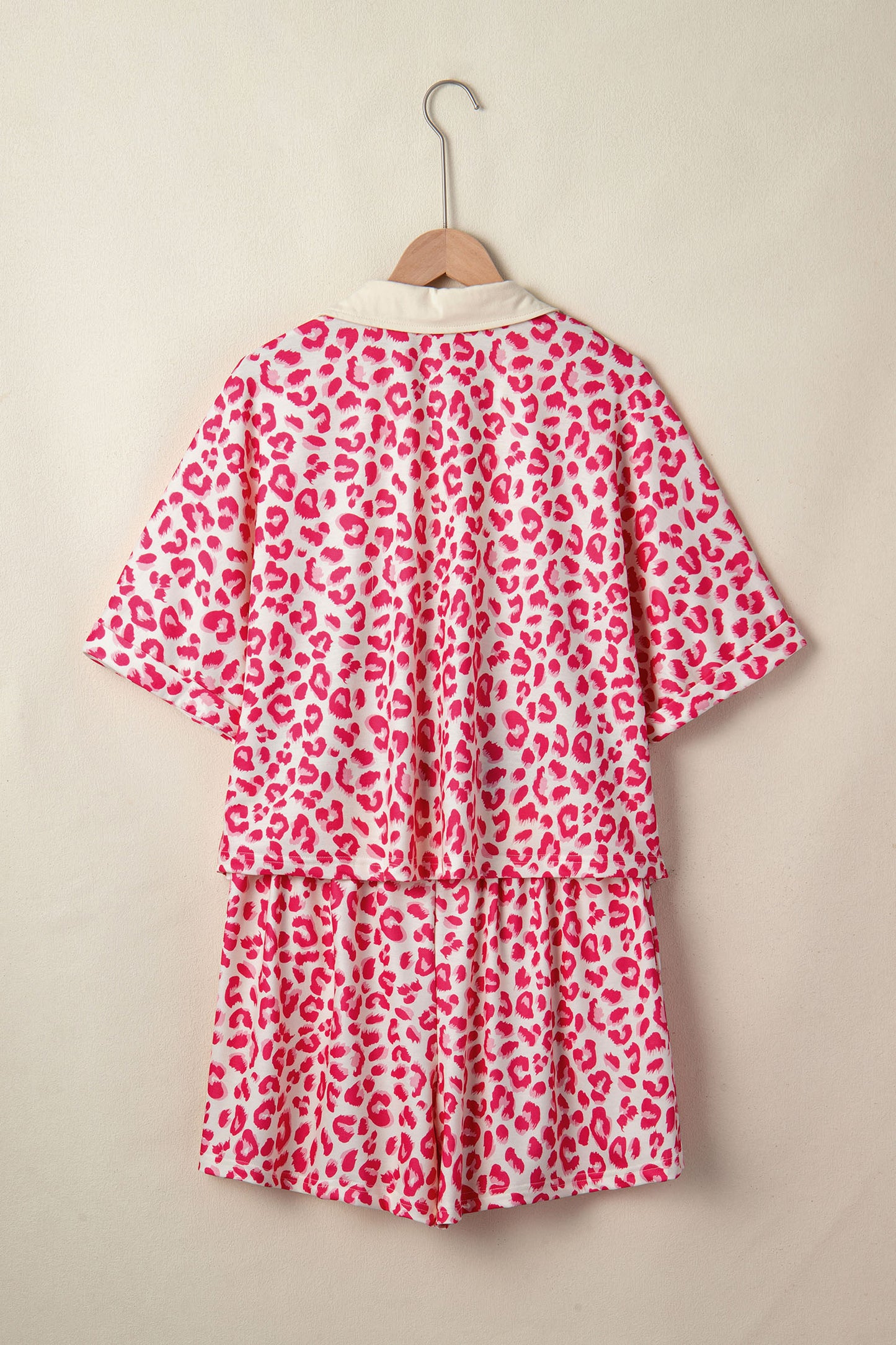 The Blush Leopard Lounge Set