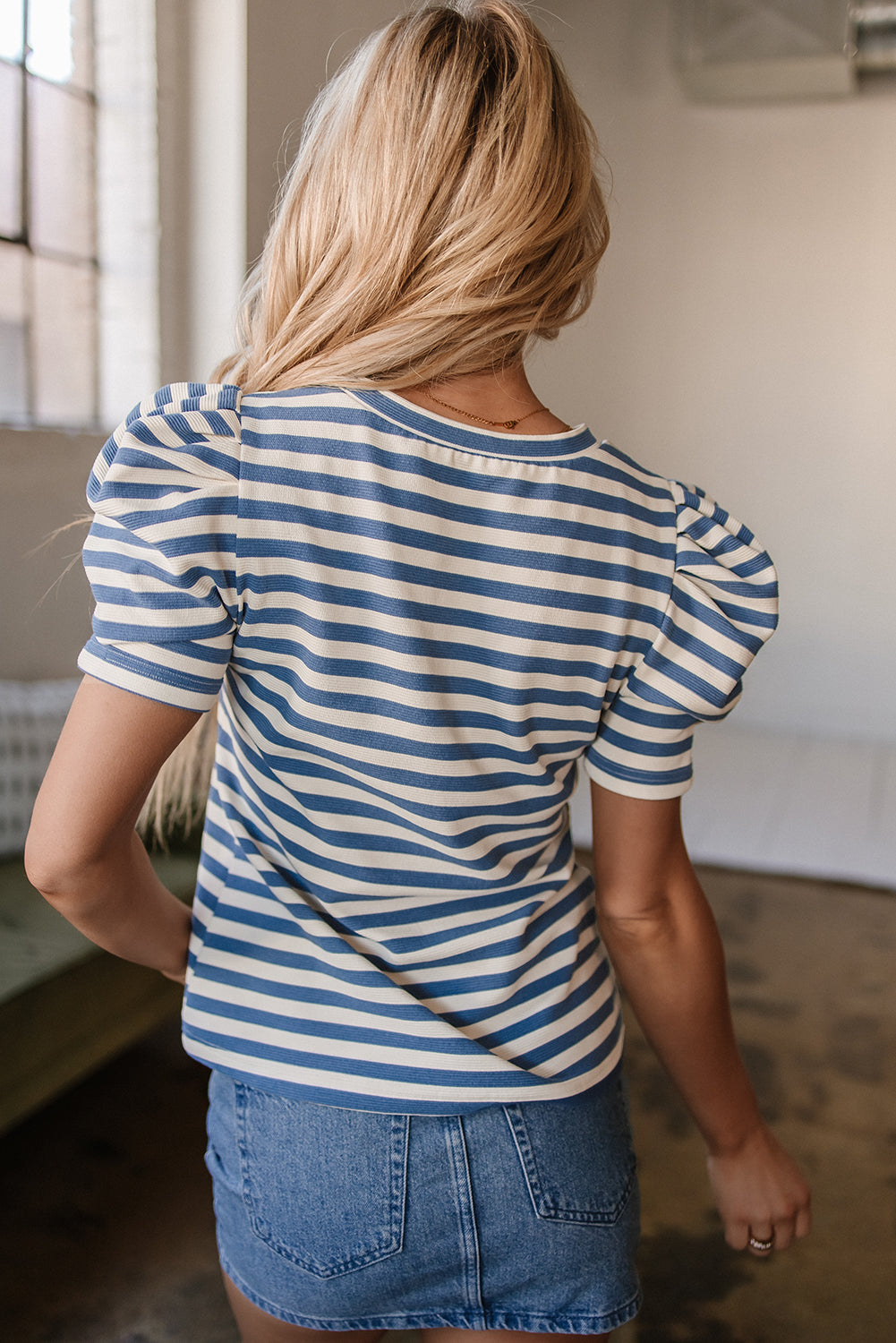 Liberty Stripe Puff Tee
