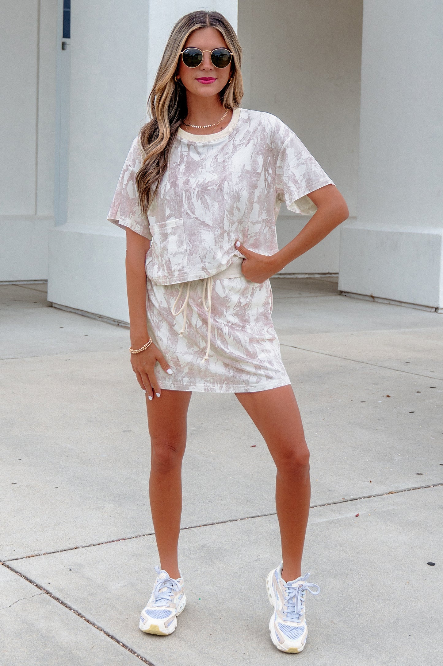 Sandstone Sketch Skort Set