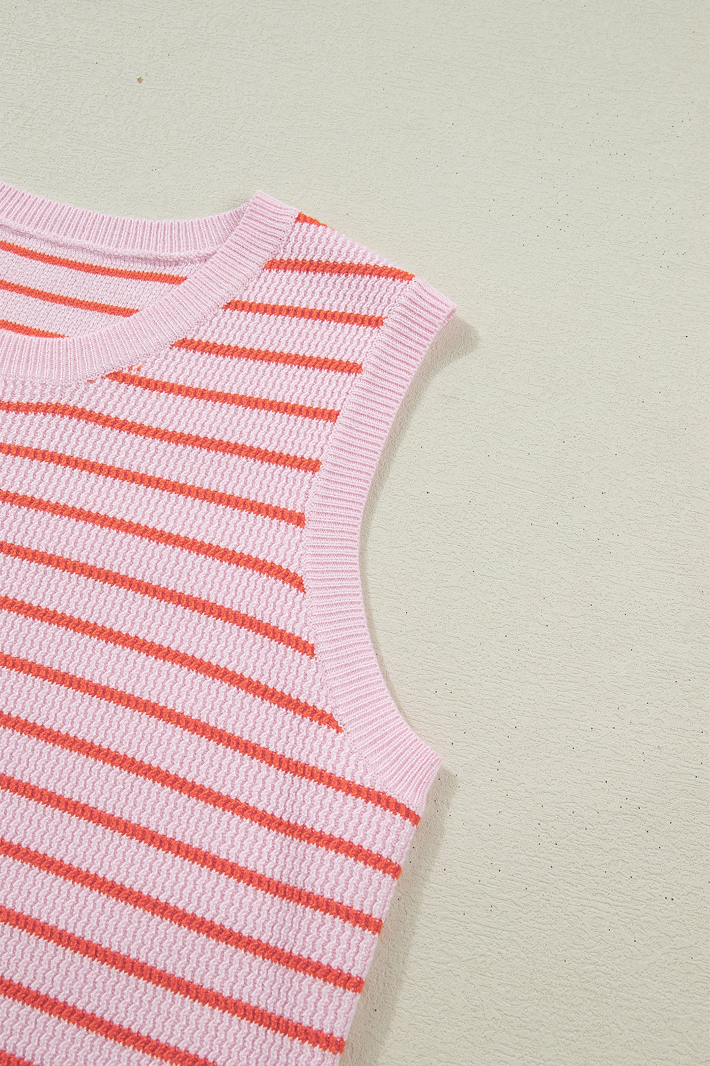 Sunset Stripe Knit Tank