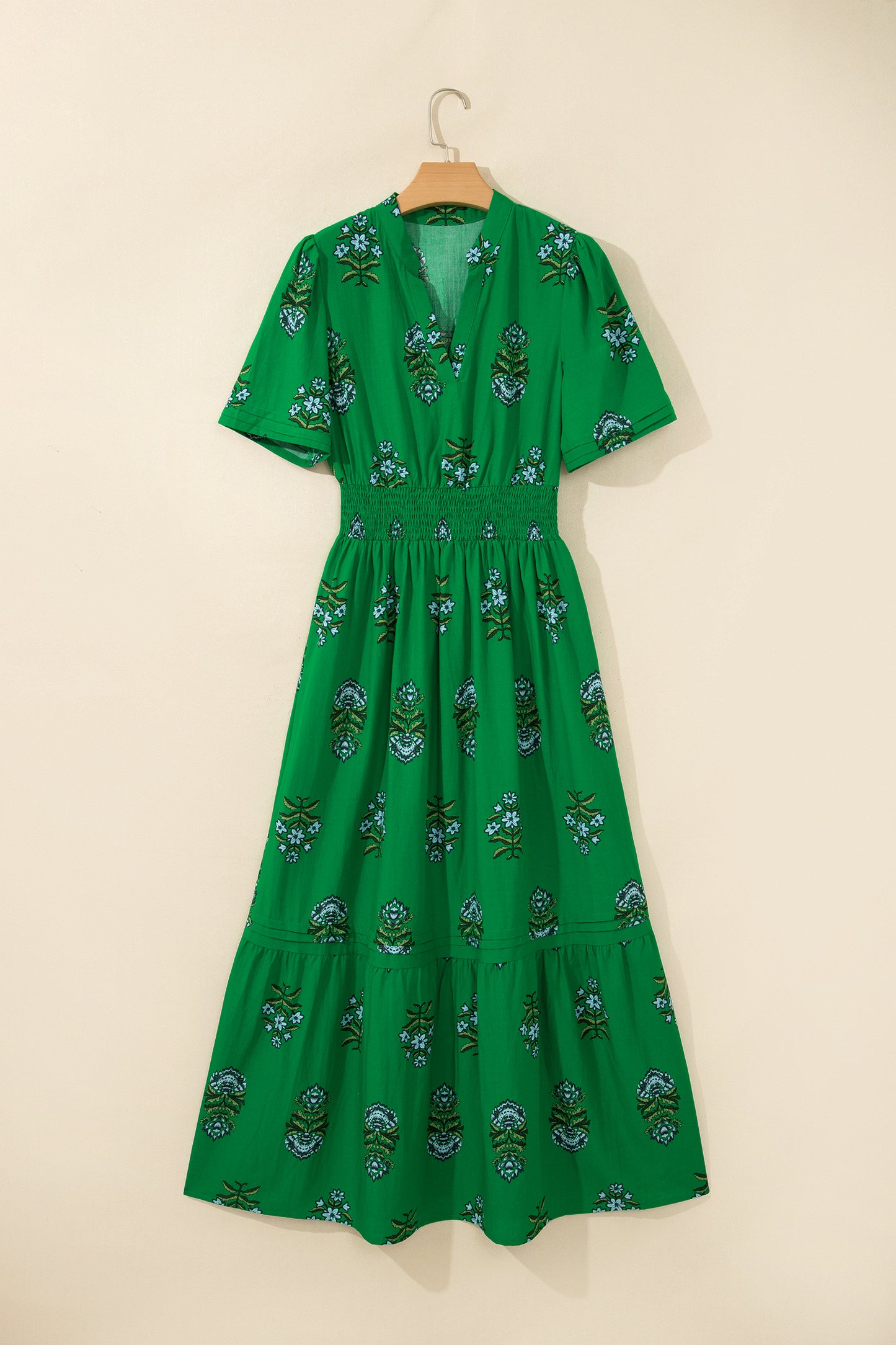 Emerald Garden Tiered Maxi