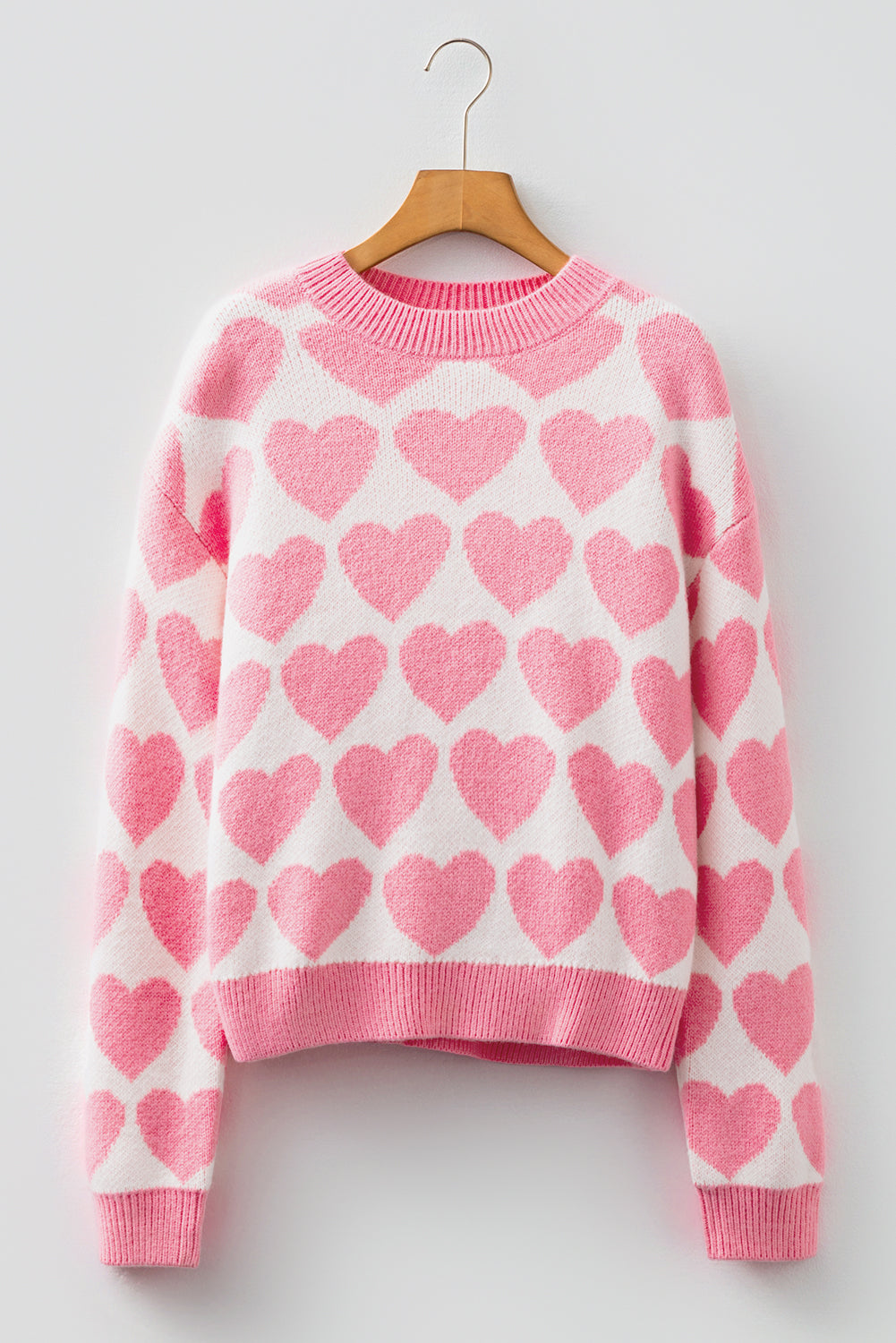 Blushing Hearts Sweater