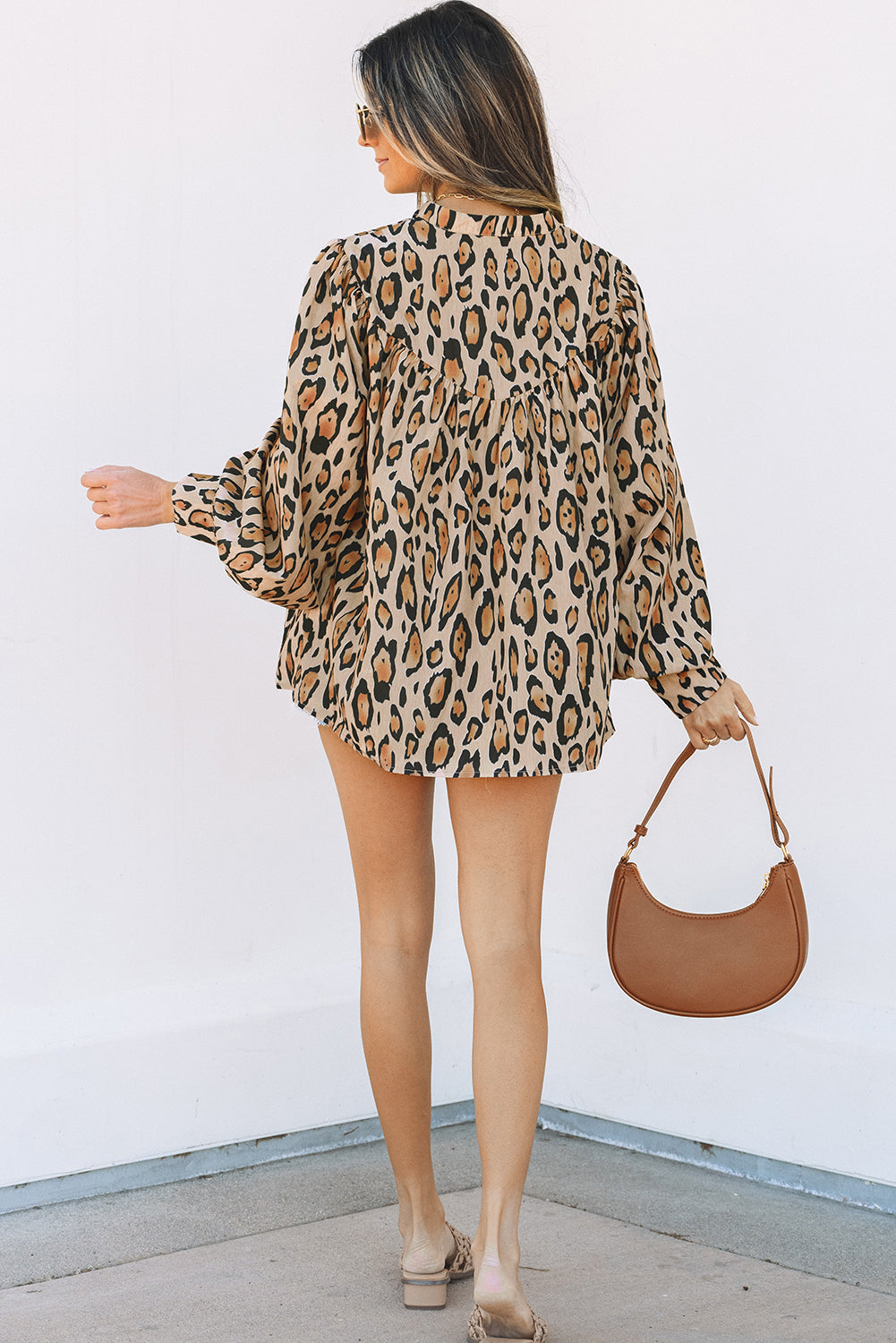 The Wild Side Button Blouse