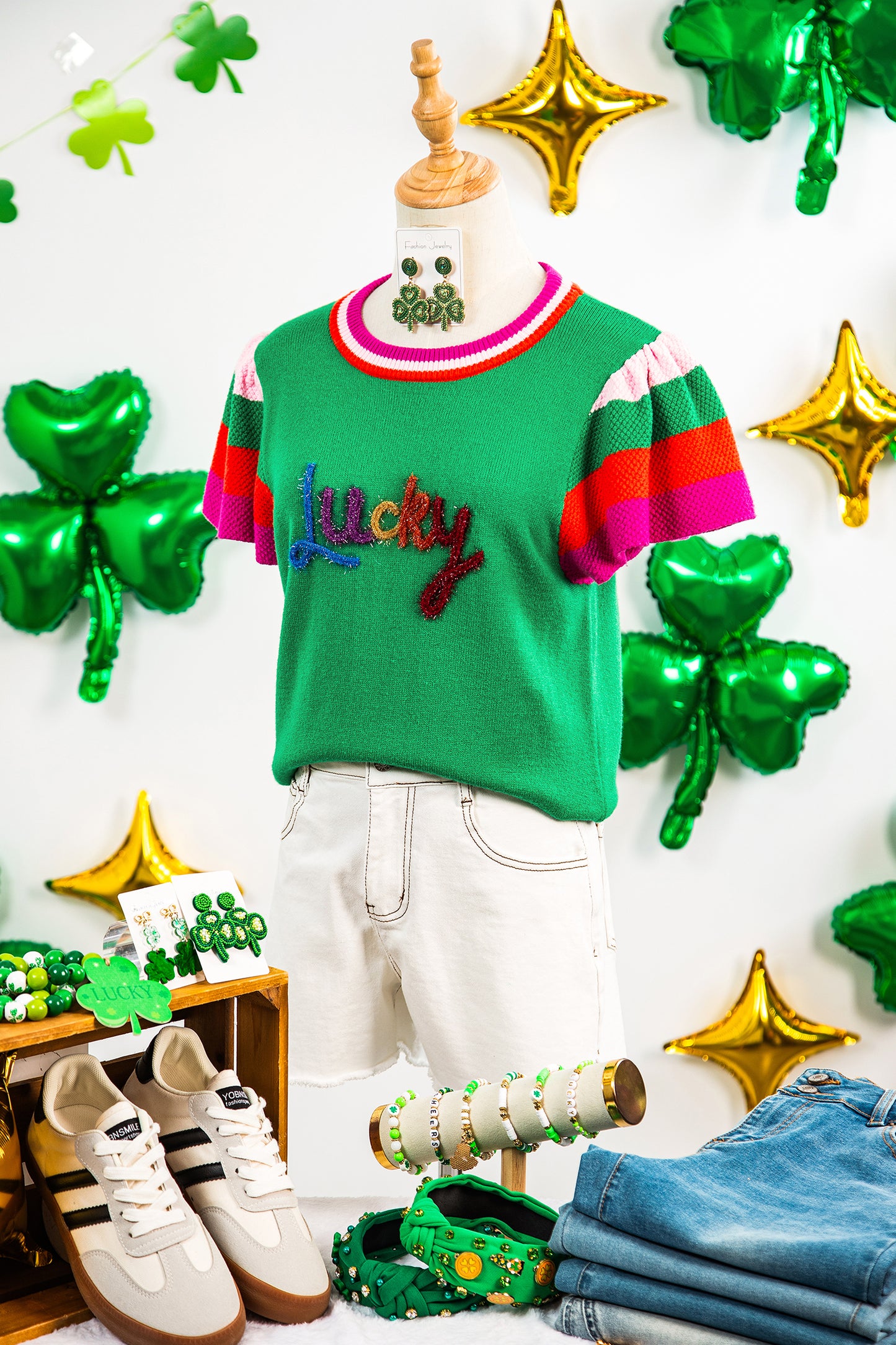 Lucky in Color Knit Top
