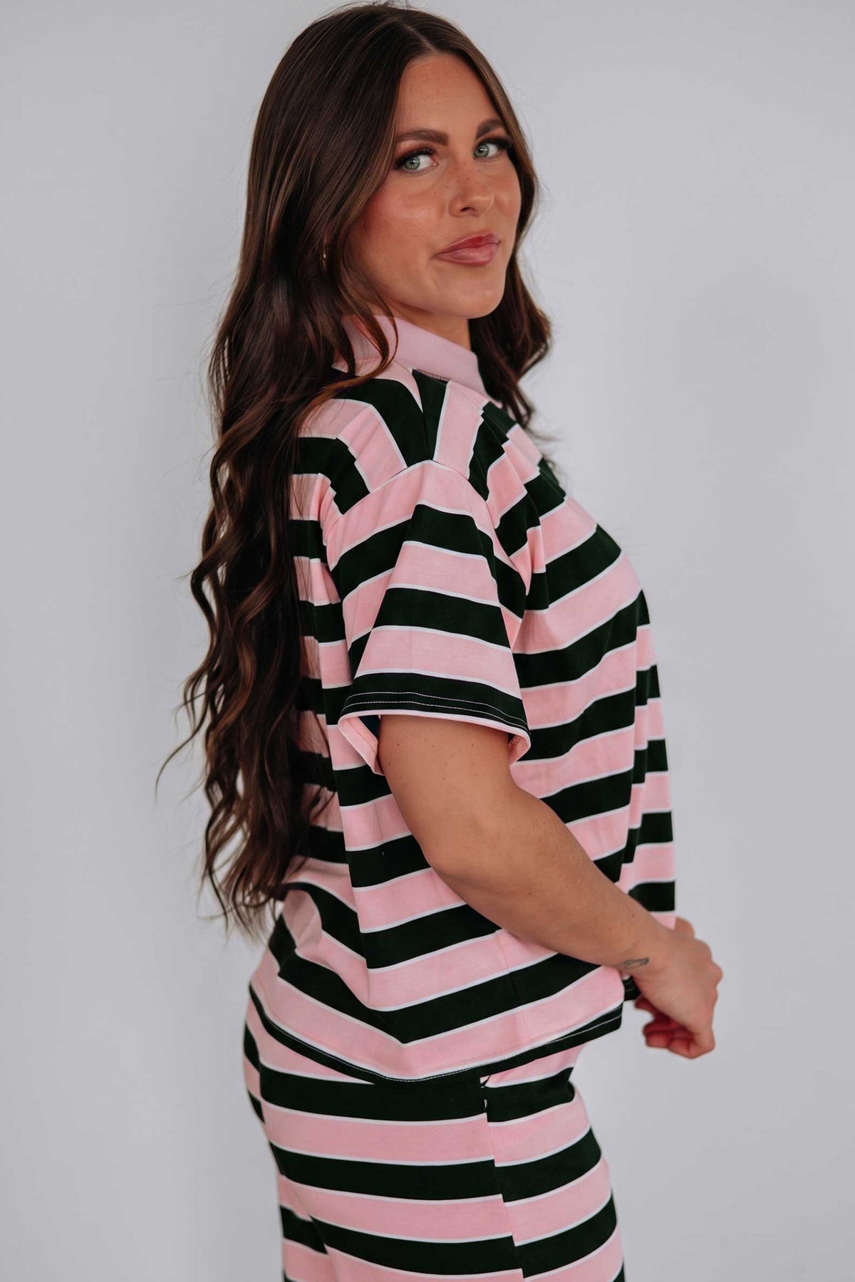 The Pink After Five Stripe Set