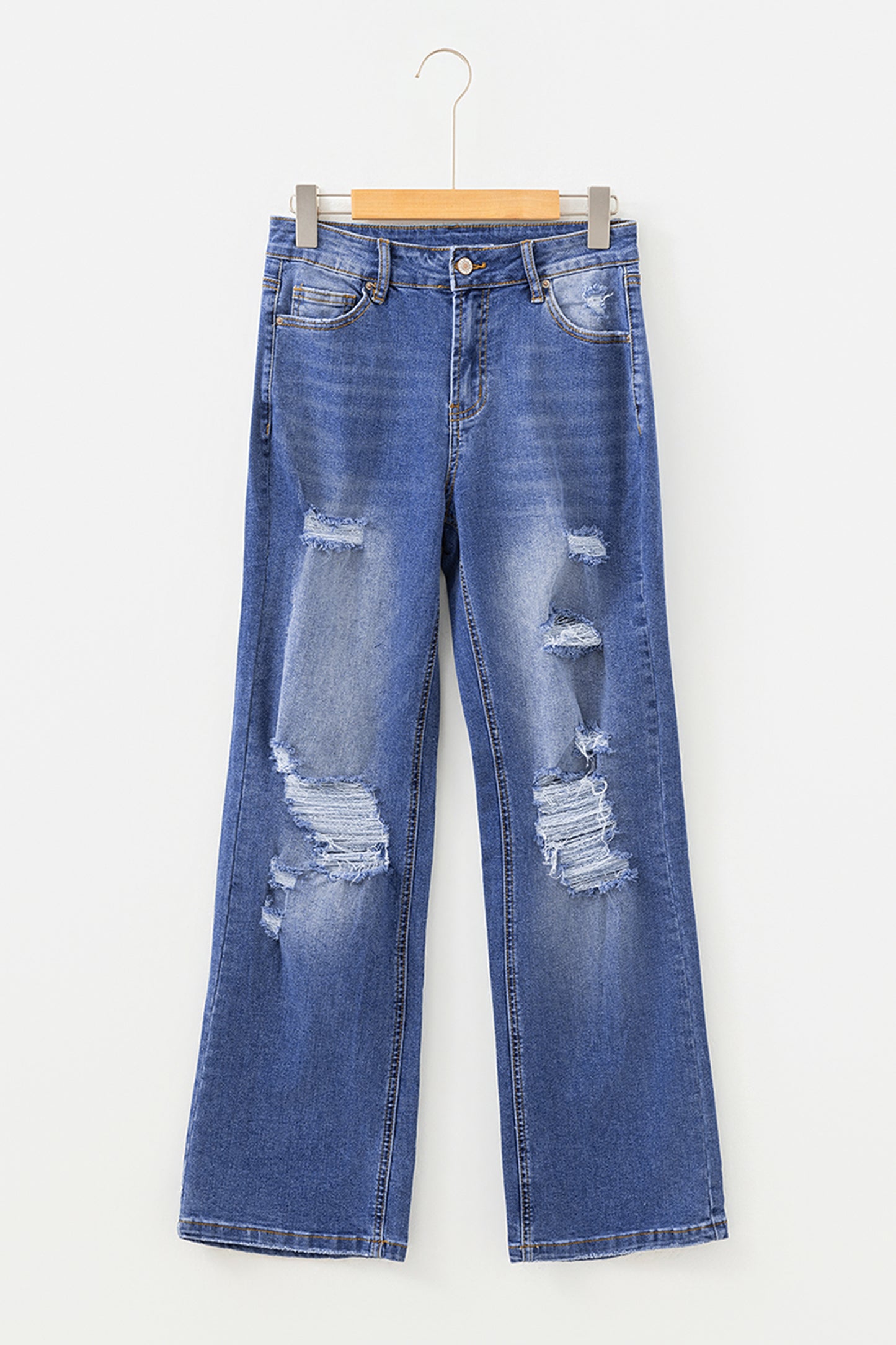 Off-Duty Cool Wide-Leg Denim