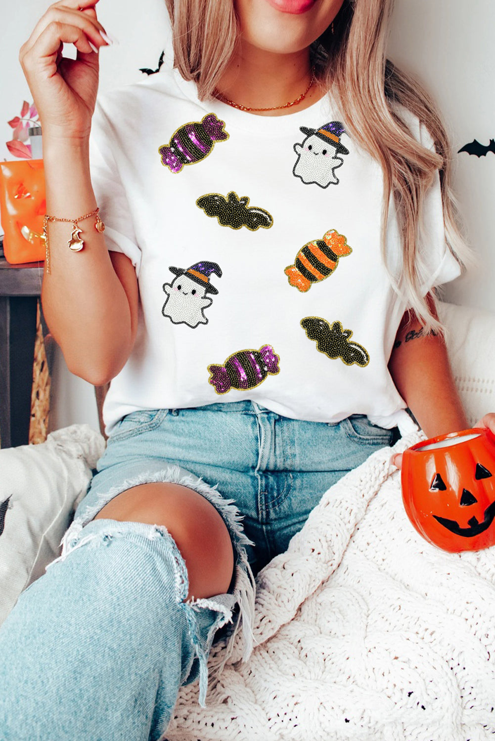Halloween Treat Sparkle Tee